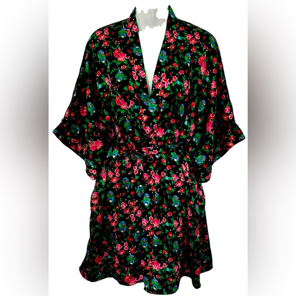 Vintage Frederick’s of Hollywood Silky Robe SZ M - Picture 2 of 3